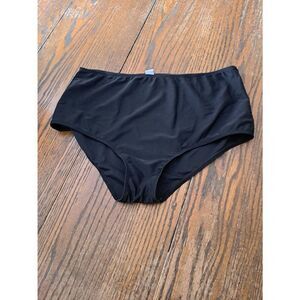 New XL Black Womens Swimsuit Bathing Suit Swimwear Bikini Bottoms